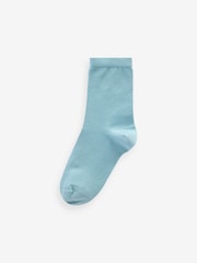 Rot/gelb/blau - Cotton Rich Plain Socks 7 Pack - Bild 8 von 8