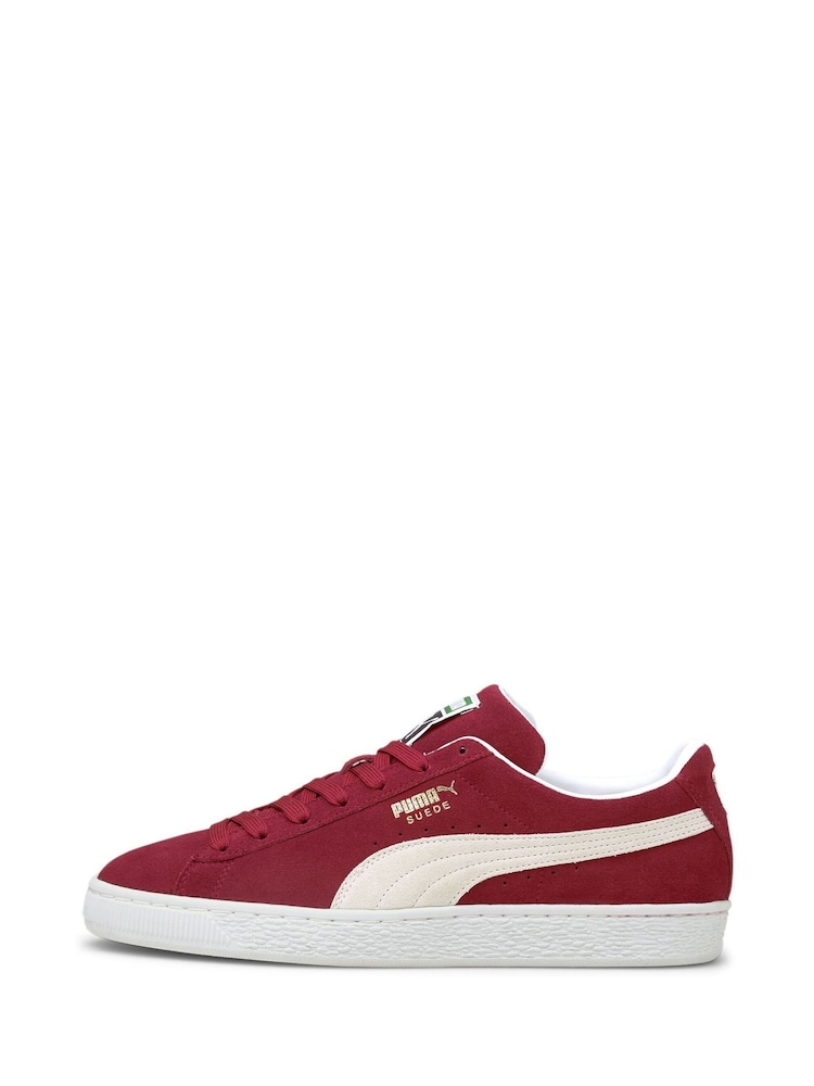 Rojo Blanco - Zapatillas de deporte clásicas de ante unisex XXI de Puma - Imagen 2 de 7