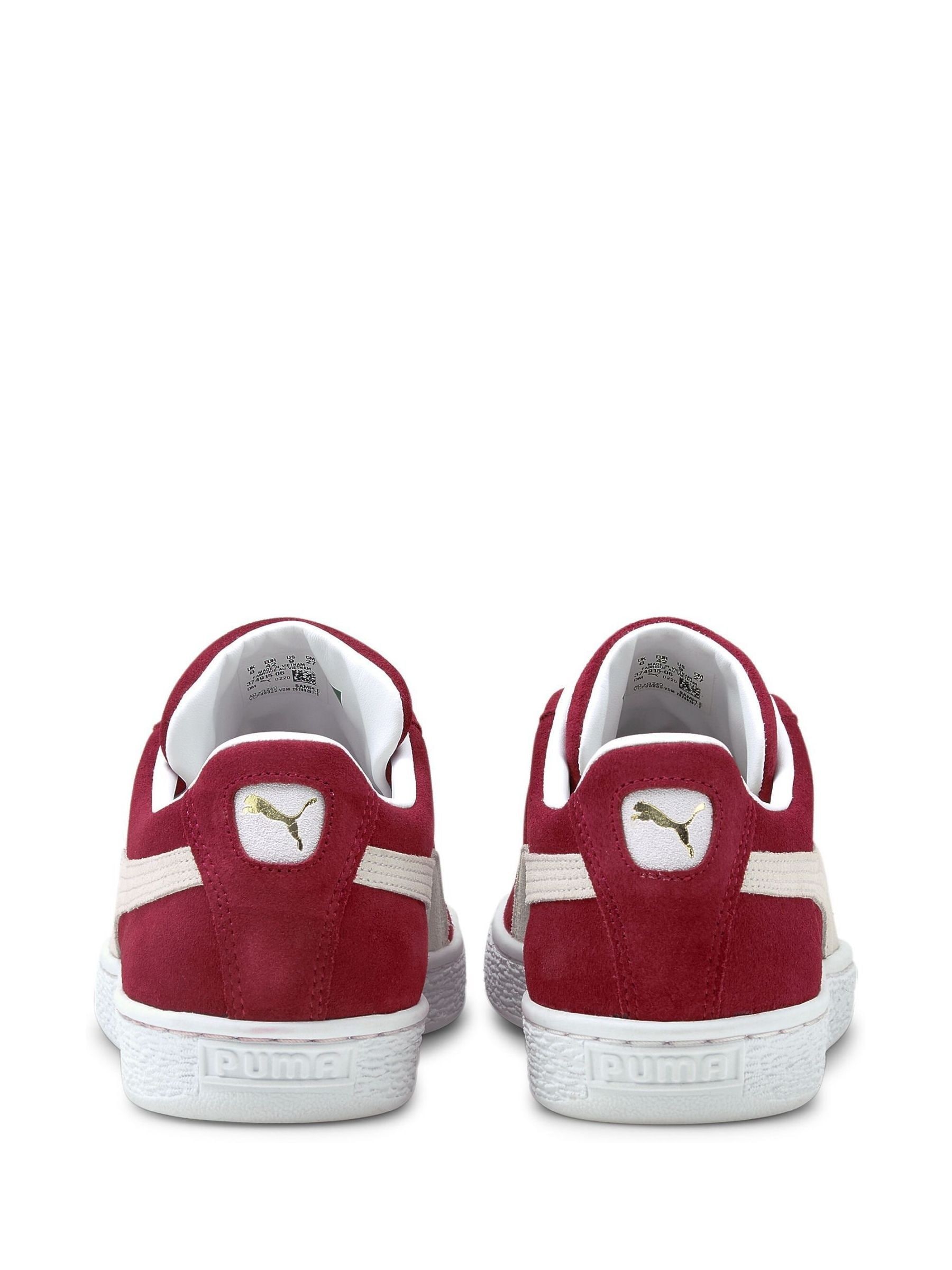 Buy Puma Red white Suede Classic XXI Unisex Trainers from Next USA