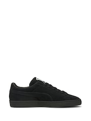 Puma Coal Black Suede Classic XXI Unisex Trainers - Image 1 of 7
