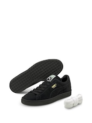 Puma Coal Black Suede Classic XXI Unisex Trainers - Image 6 of 7