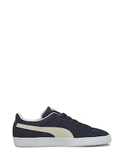 Puma Blue Suede Classic XXI Unisex Trainers - Image 2 of 8