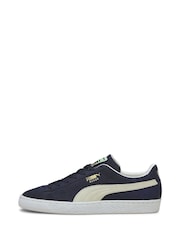 Puma Blue Suede Classic XXI Unisex Trainers - Image 3 of 8