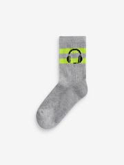 Gamer Headphone - Pack de 3 pares de calcetines de canalé con planta acolchada de alto contenido en algodón - Imagen 4 de 4