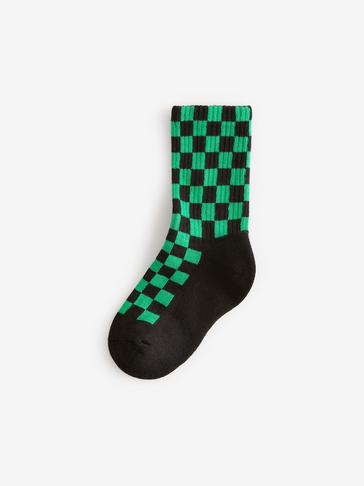 Karirasta - Mehke nogavice za čevlje Cotton Rich Ribbed Socks 3 Pack - Slika 2 iz 6 Karirasta - Mehke nogavice za čevlje Cotton Rich Ribbed Socks 3 Pack - Slika 2 iz 6