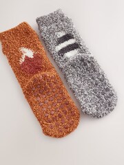 raton laveur renard - Lot de 2 paires de chaussettes confortables - Image 4 of 4
