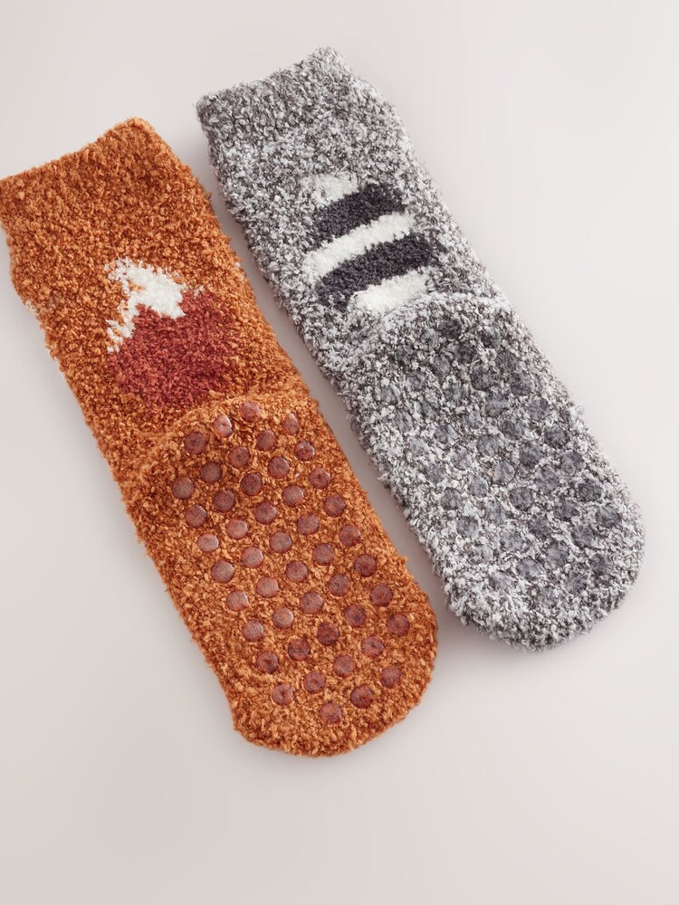raton laveur renard - Lot de 2 paires de chaussettes confortables - Image 4 of 4