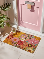 Lucy Tiffney Pink Campion Floral Doormat - Image 1 of 3