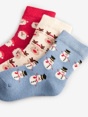 Več - Cotton Rich Christmas dojenček Nogavice 3 komplet - Slika 5 iz 6
