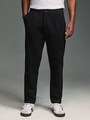 Black Textured Jersey Joggers - Image 1 of 12