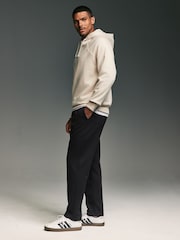 Black Textured Jersey Joggers - Image 4 of 12
