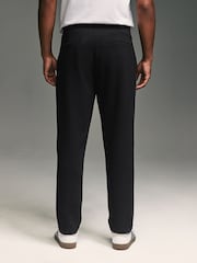 Black Textured Jersey Joggers - Image 5 of 12