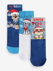 Weihnachten Paw Patrol - Lizenzierte Socken mit hohem Baumwollanteil im 3er-Pack - Bild 1 von 1