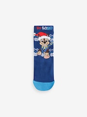 Christmas Paw Patrol Cotton Rich License Socks 3 Pack - Image 2 of 6