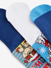 Christmas Paw Patrol Cotton Rich License Socks 3 Pack - Image 6 of 6