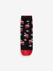 Christmas Marvel Avengers Superhero License Cotton Rich Socks 3 Pack - Image 2 of 4