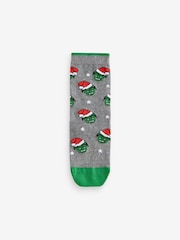 Christmas Marvel Avengers Superhero License Cotton Rich Socks 3 Pack - Image 3 of 4