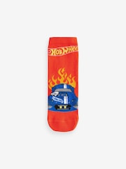 Red/Black/Blue Hot Wheels Cotton Rich License Socks 3 Pack - Image 3 of 4