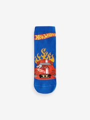 Red/Black/Blue Hot Wheels Cotton Rich License Socks 3 Pack - Image 4 of 4