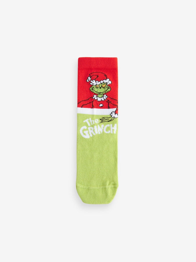 The Grinch Cotton Rich License Socks 3 Pack - Image 4 of 4