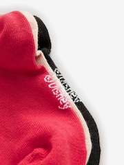 Mickey Mouse Red/White/Black Cotton Rich License Socks 3 Pack - Image 5 of 6