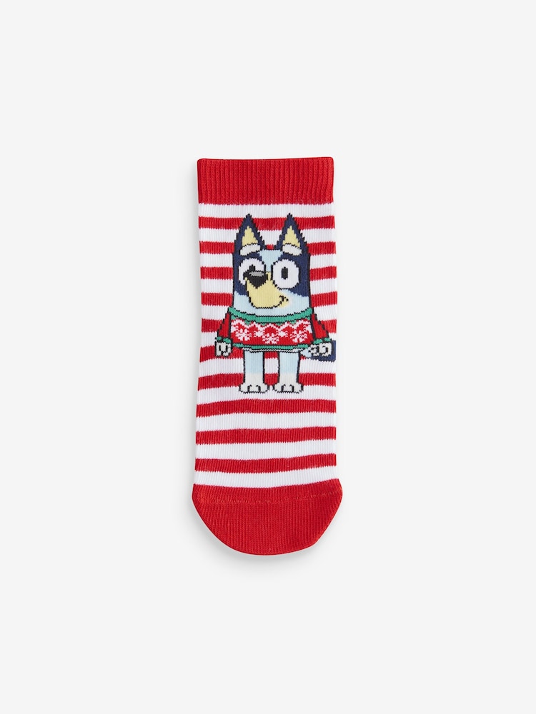Weihnachten, Bluey - Lizenzierte Socken mit hohem Baumwollanteil im 3er-Pack - Bild 2 von 6
