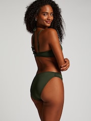 Hunkemöller Green Scallop Bikini Bottoms - Image 3 of 5