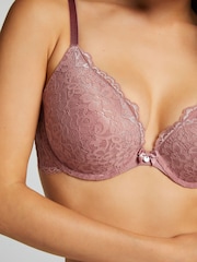 Hunkemöller Marine Padded Underwired Push-Up Bra - Image 3 of 5