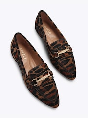 Carvela Brown Passo Flat Shoes - Image 2 of 4