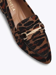 Carvela Brown Passo Flat Shoes - Image 4 of 4
