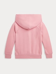 Polo Ralph Lauren Девочки розовый джерси 100% хлопок худи - Изображение 2 из 2