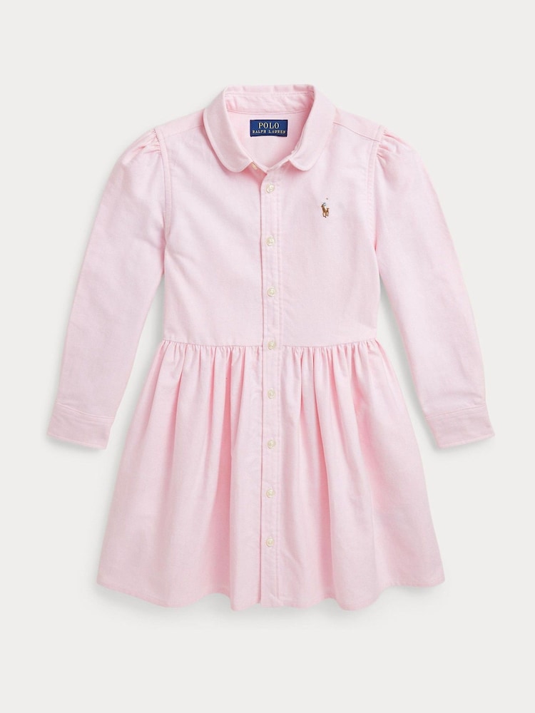 Rochie Polo Ralph Lauren stil Oxford din 100% bumbac pentru fete - Image 1 of 2