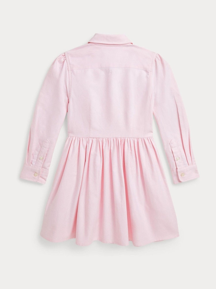 Rochie Polo Ralph Lauren stil Oxford din 100% bumbac pentru fete - Image 2 of 2