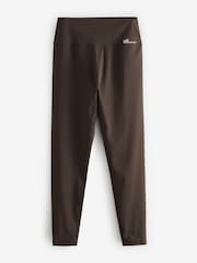 self. Chocolate High Waist Leggings - Image 6 of 8