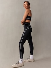 self. Black/White High Waist Leggings - Image 1 of 6