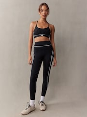 self. Black/White High Waist Leggings - Image 2 of 6
