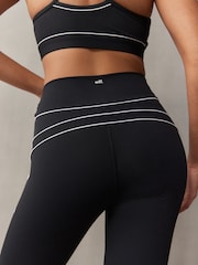 self. Black/White High Waist Leggings - Image 5 of 6
