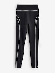 self. Black/White High Waist Leggings - Image 6 of 6
