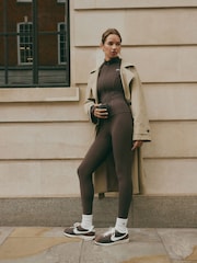 self. Chocolate Sculpting Zip Through Jacket - Image 2 of 7