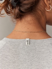 self. Grey Fitted Rib T-Shirt - Image 6 of 9
