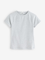 self. Grey Fitted Rib T-Shirt - Image 7 of 9