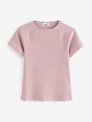Violet mauve - self. Fitted Rib T-Shirt - Image 8 de 10
