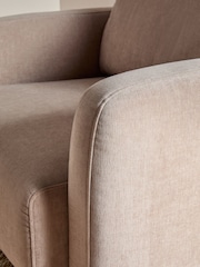 Fine Chenille Mink Brown Arden Accent Chair - Image 2 of 9