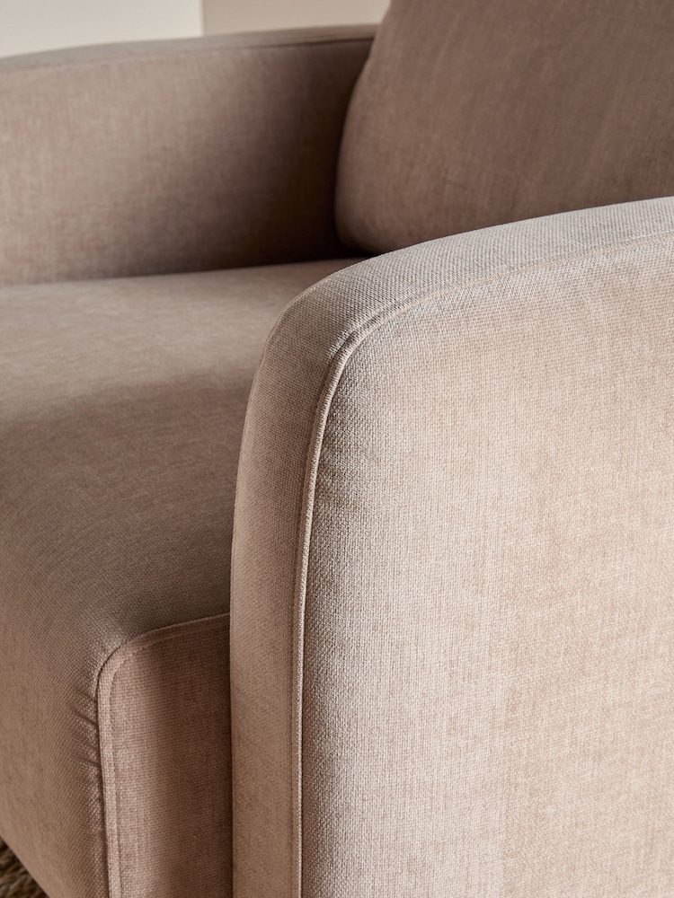 Fine Chenille Mink Brown Arden Accent Chair - Image 2 of 9