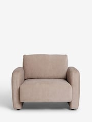 Fine Chenille Mink Brown Arden Accent Chair - Image 3 of 9