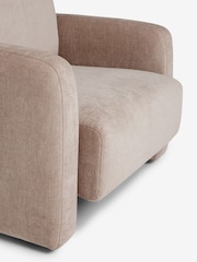 Fine Chenille Mink Brown Arden Accent Chair - Image 9 of 9