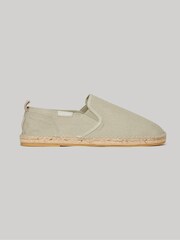 Superdry Nude Canvas Espadrille Nude Shoes - Image 1 of 6