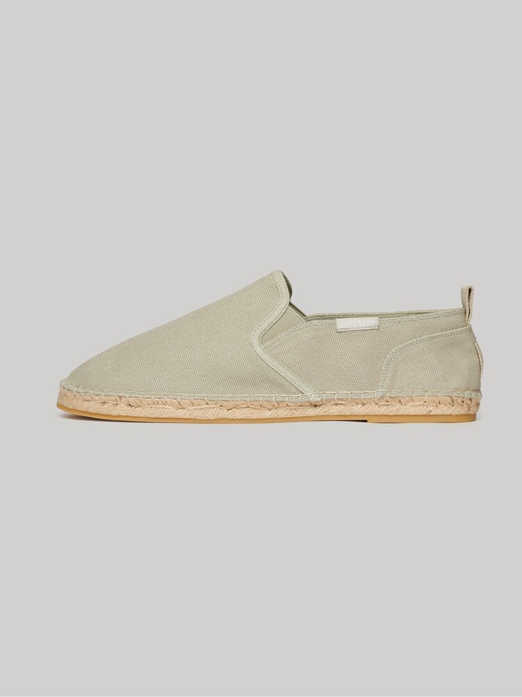 Superdry Nude Canvas Espadrille Nude Shoes - Image 2 of 6