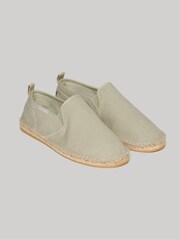 Superdry Nude Canvas Espadrille Nude Shoes - Image 4 of 6