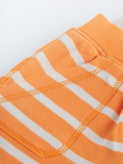 Frugi Unisex Orange Striped Shorts - Image 2 of 2
